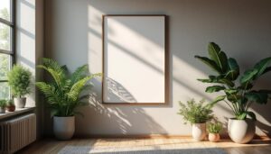 Optimiser l’éclairage naturel autour d’un poster mural