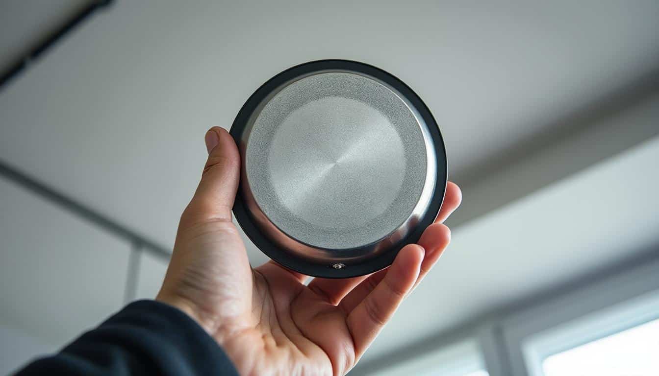 Sécurité : renforcer une fixation au plafond avec une perceuse et un écrou