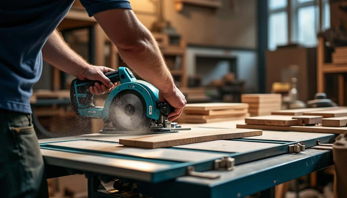 Illustration: Les caractéristiques techniques clés des scies circulaires sur table Makita