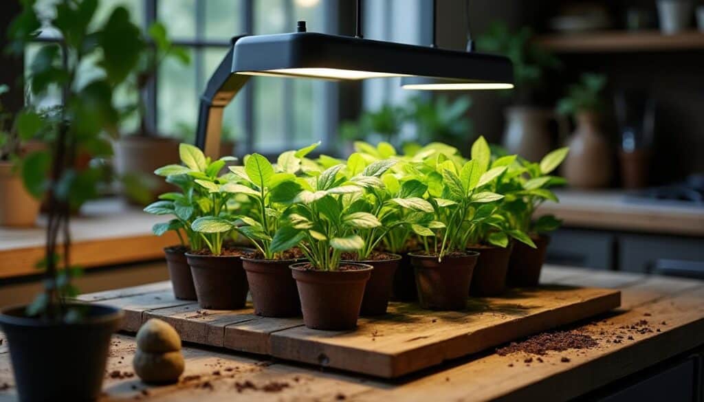 Conseils pour réussir le semis intérieur avec un éclairage optimal