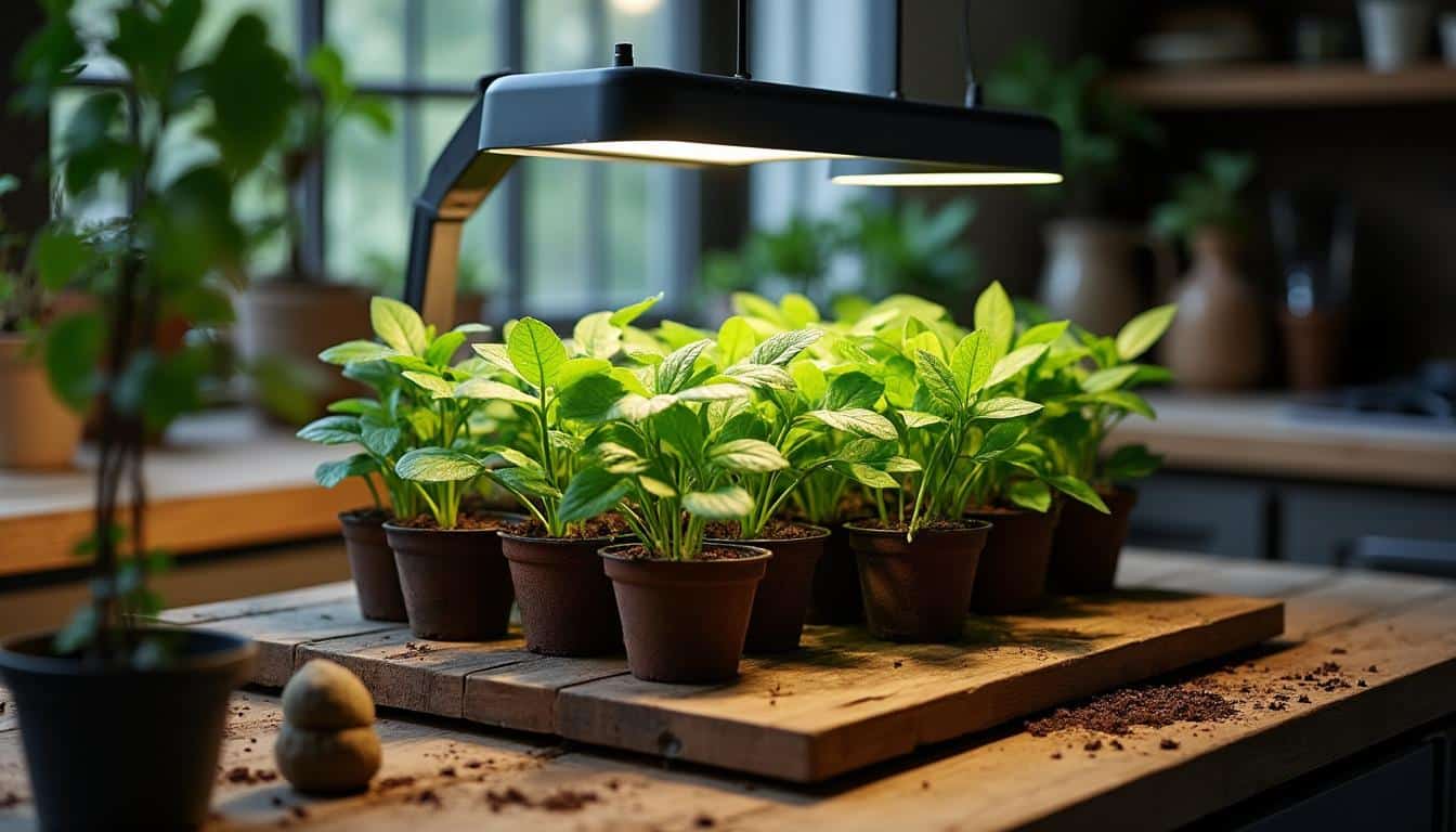 Conseils pour réussir le semis intérieur avec un éclairage optimal