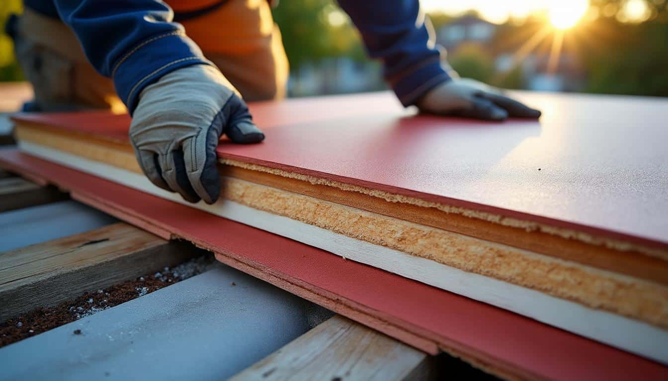 Illustration: Comprendre le fonctionnement du panneau sandwich pour toiture avec finition imitation tuile