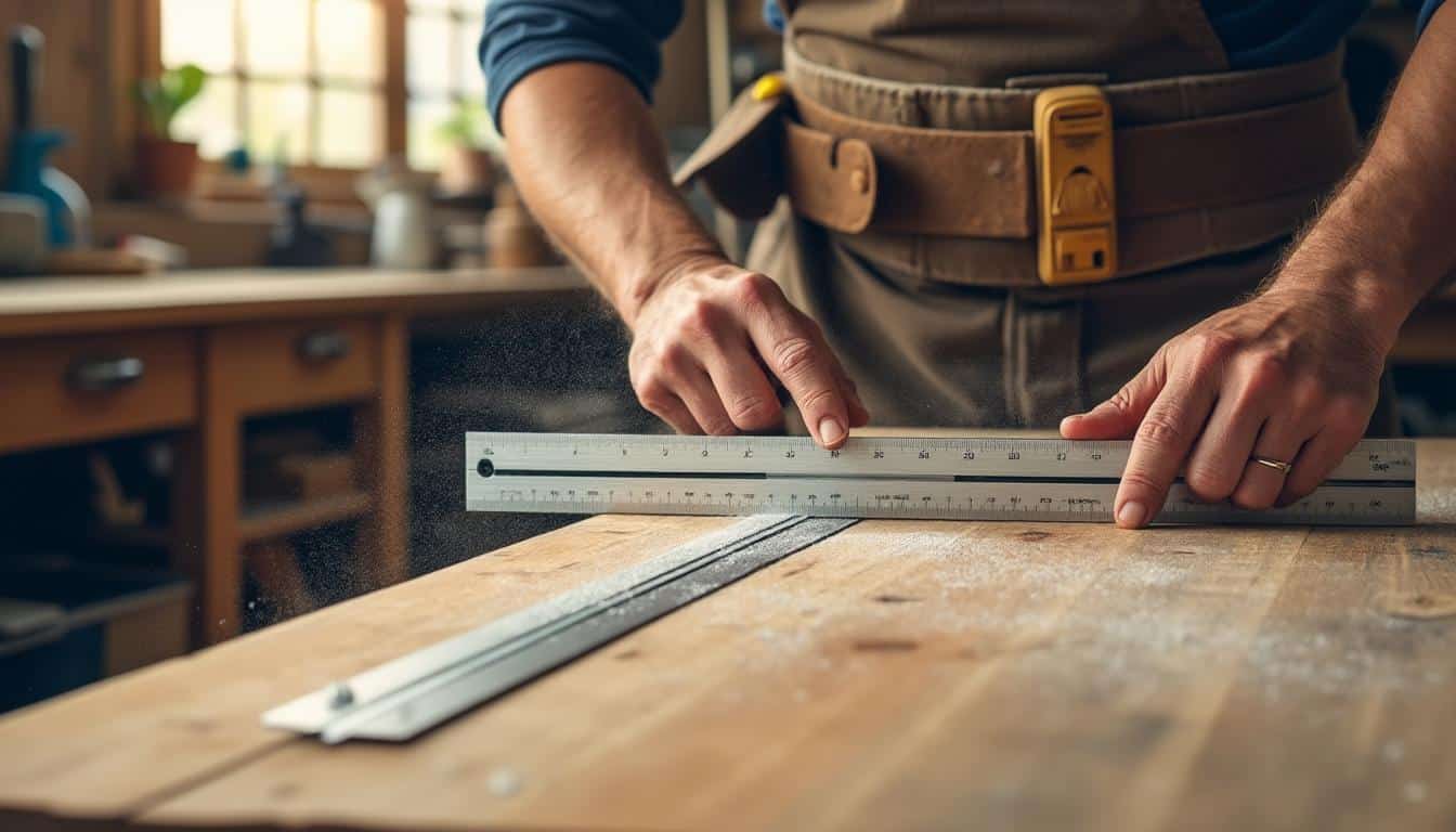 Illustration: Comment utiliser efficacement une règle de guidage avec une scie circulaire ?