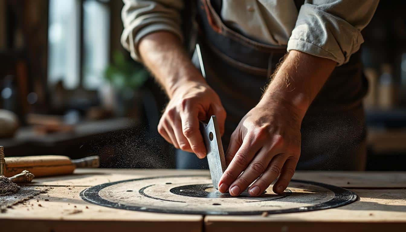 Règle de guidage pour scie circulaire : guide pour des coupes précises