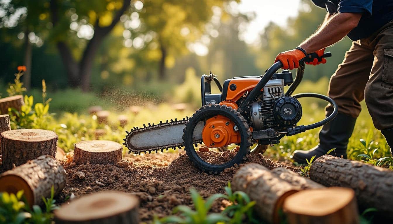 Illustration: Comprendre le fonctionnement et les spécificités de la scie à bûche thermique