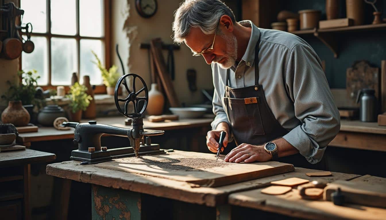 Illustration: Comment la scie à ruban Kity 613 a marqué l’histoire de l’atelier de menuiserie