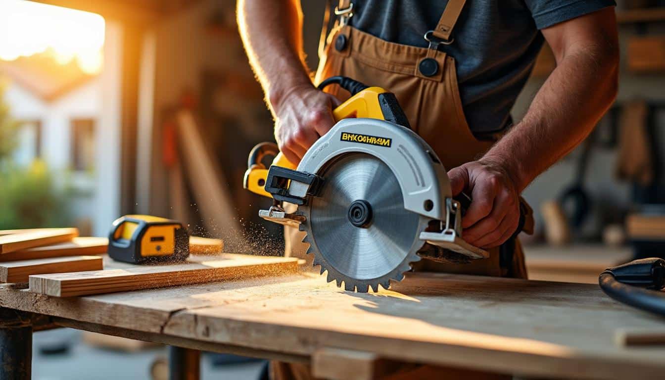 Illustration: Pourquoi la scie circulaire est-elle un outil indispensable pour tout bricoleur ?