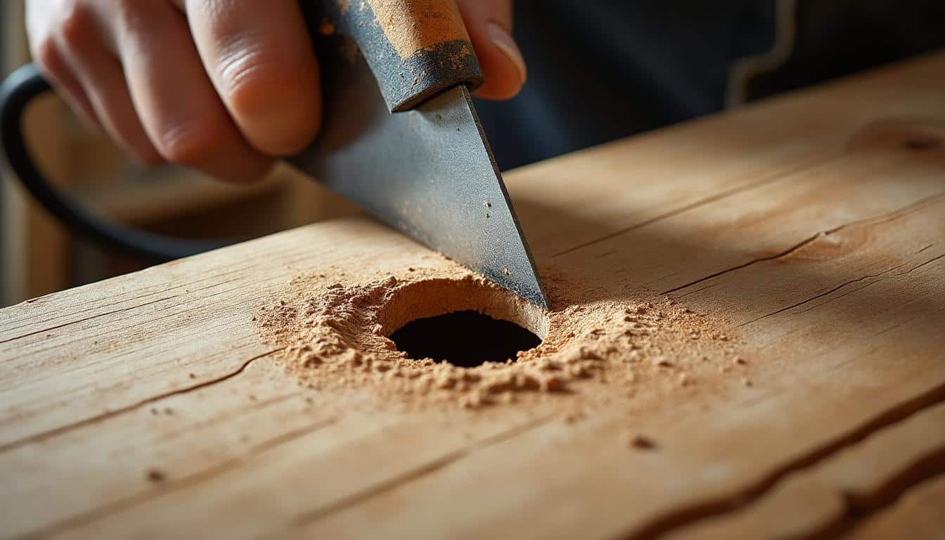 Trou de scie cloche : Guide complet pour percer et reboucher facilement