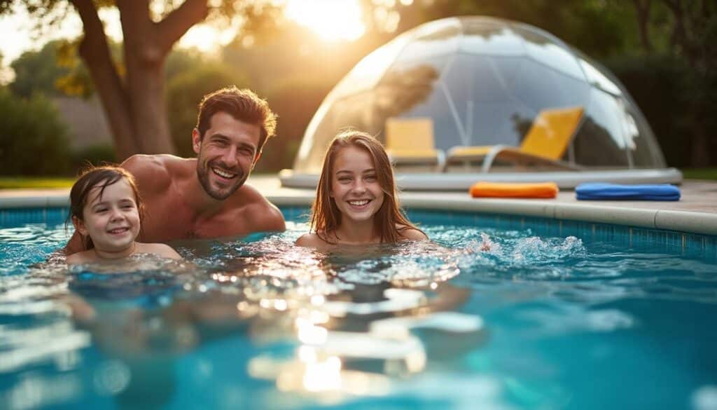Dôme de piscine hors sol : Protégez et prolongez votre baignade