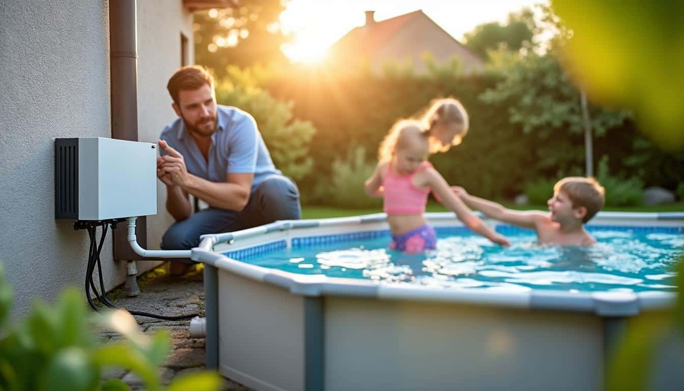 Illustration: Comment fonctionne une pompe à chaleur adaptée aux petites piscines