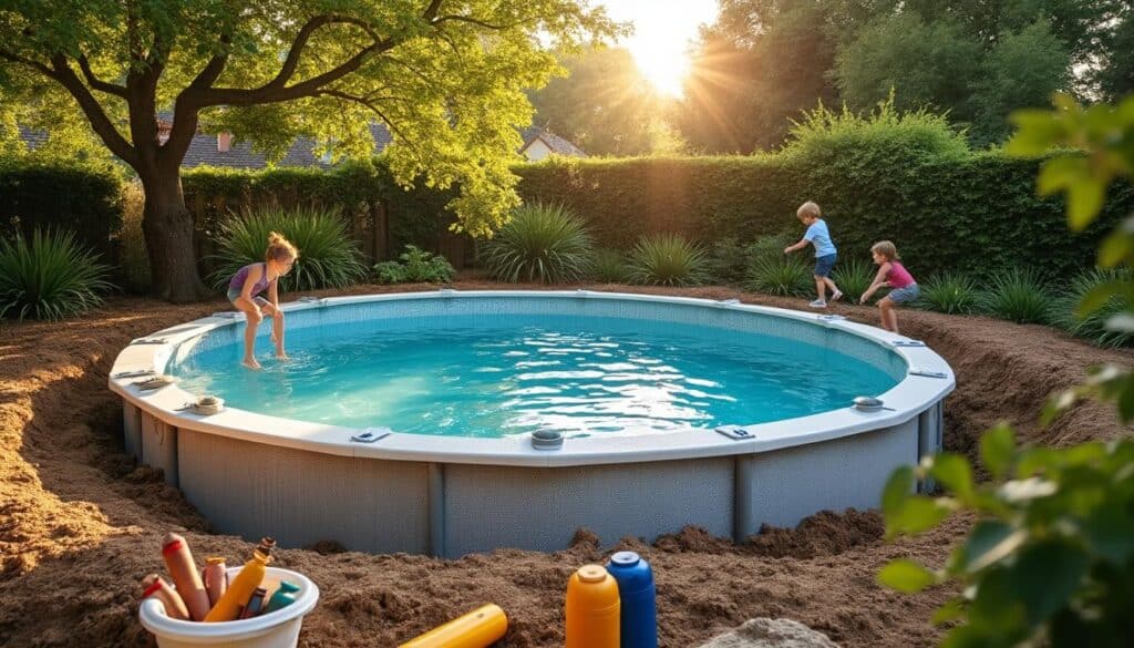 Semi enterrer une piscine hors sol : guide pratique et conseils