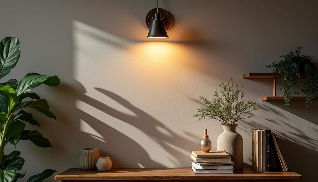 Applique murale en laiton : élégance et lumière chaleureuse