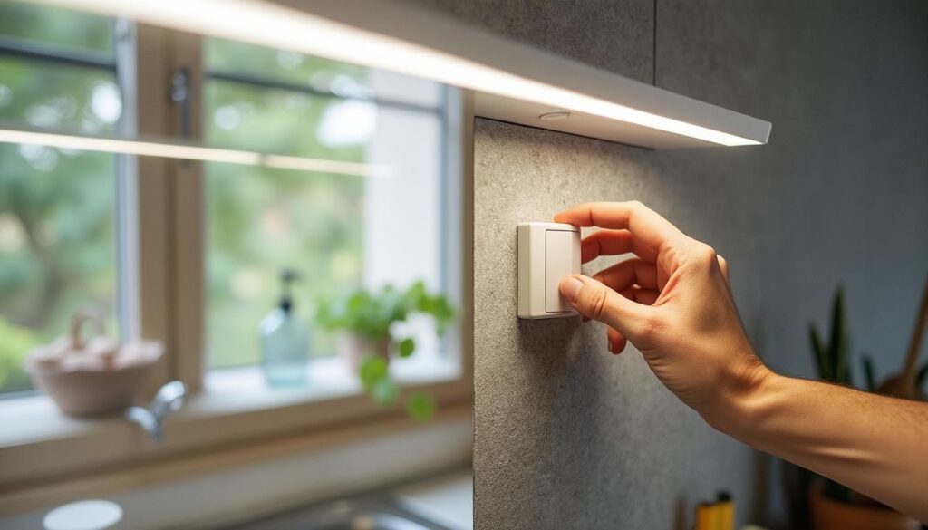Applique murale de cuisine avec interrupteur : pratique et design