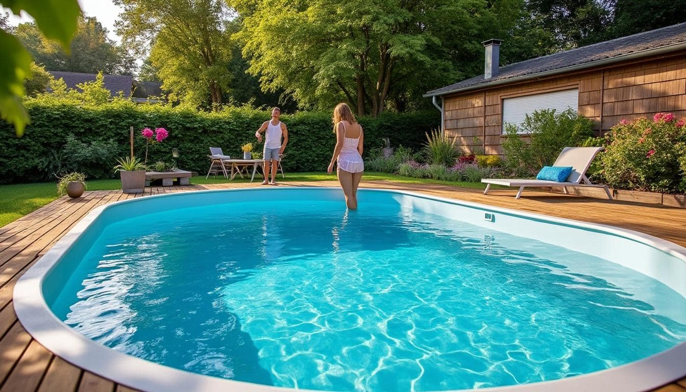 Illustration: Découvrir les différents modèles et matériaux pour un bassin 3x3 m