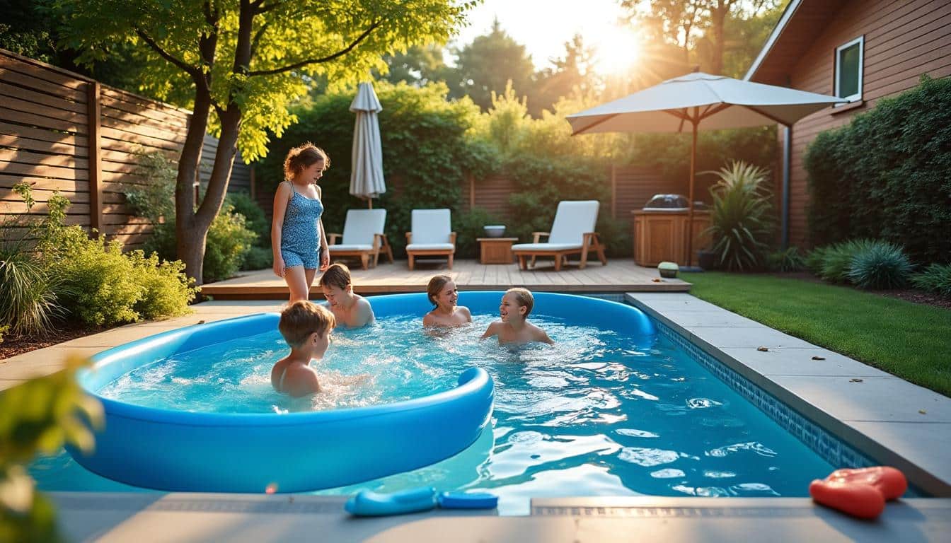 Illustration: Les différents modèles de piscines hors sol : tubulaires, bois et acier au banc d’essai