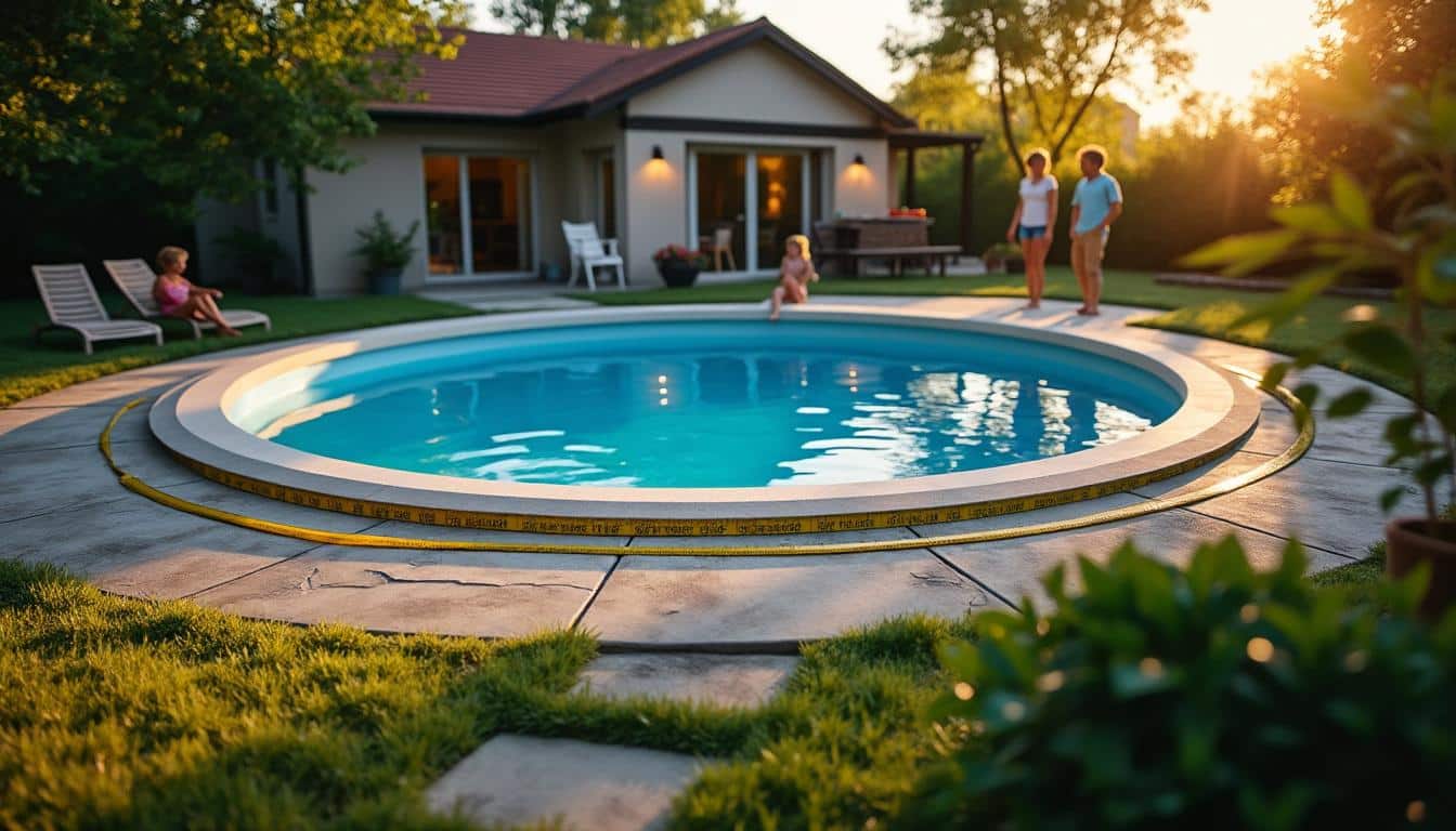 Illustration: Comprendre les dimensions précises d’une piscine hors sol ronde de 5 mètres