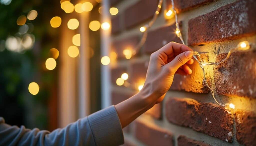 Fixation de guirlande en extérieur : astuces pour une installation solide