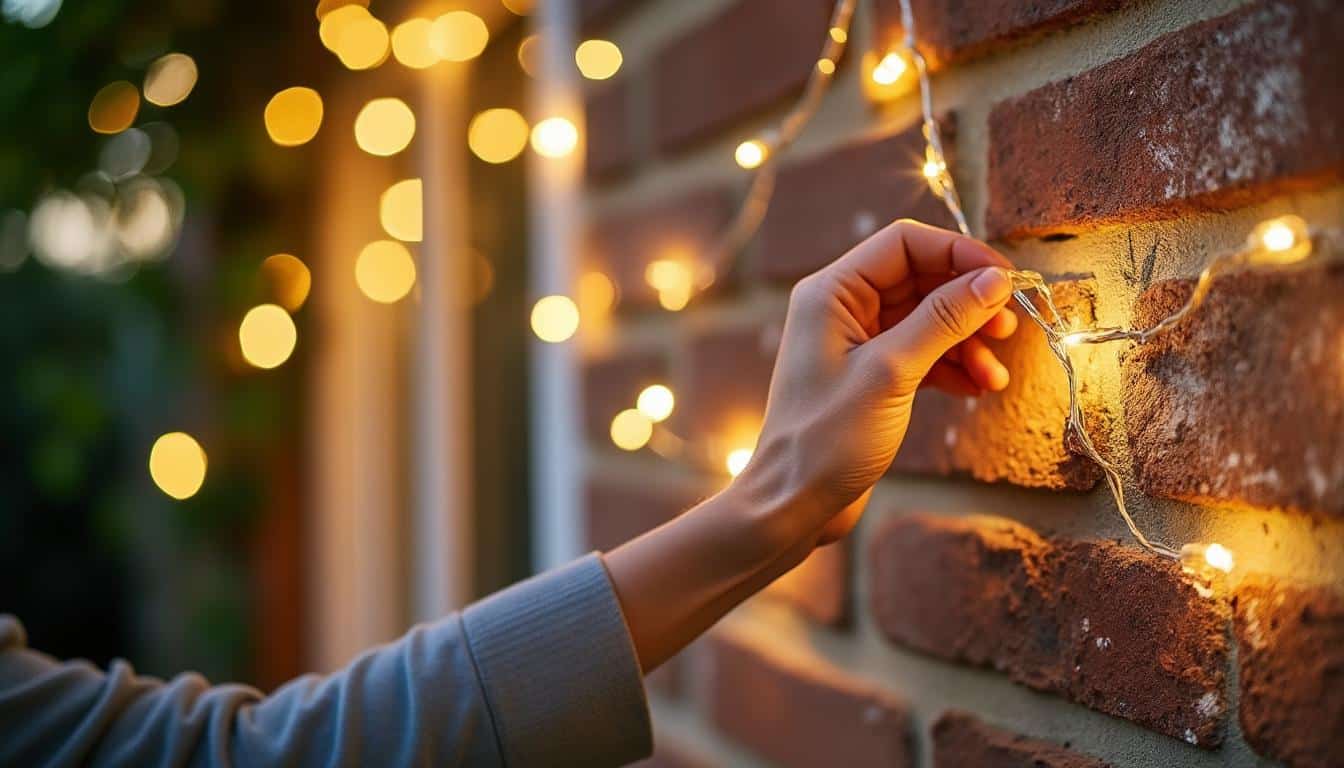 Fixation de guirlande en extérieur : astuces pour une installation solide