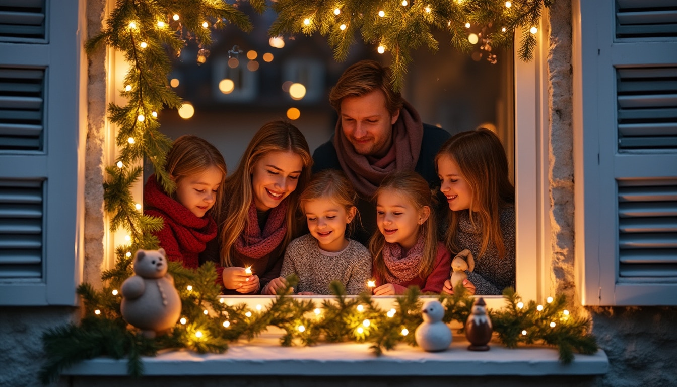 Illustration: Pourquoi s’intéresser à la décoration du rebord de fenêtre extérieur à Noël ?