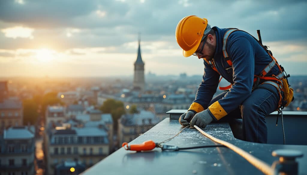Lignes de vie toiture : Sécuriser efficacement les travaux en hauteur