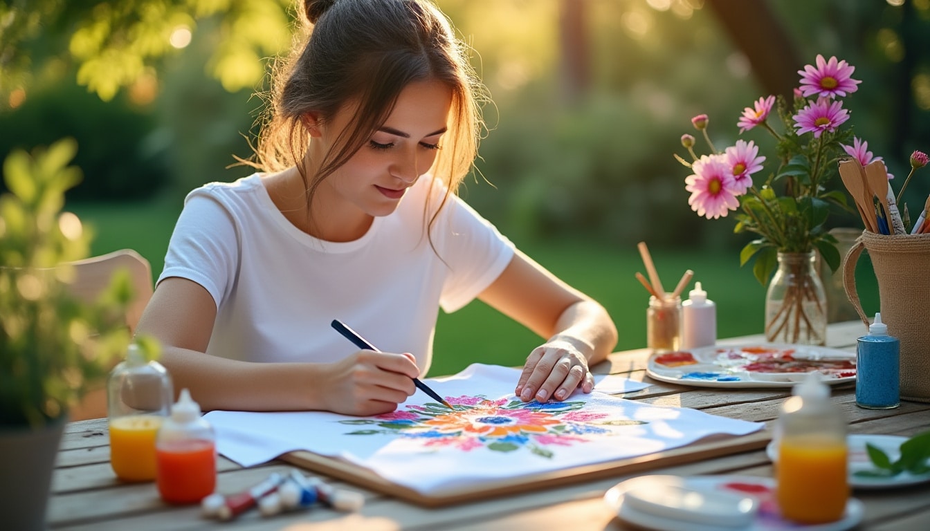 Peinture pour textile : guide complet pour décorer et personnaliser