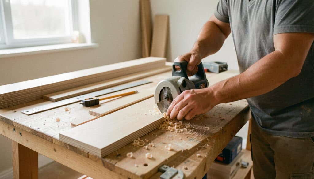 Comment découper un parquet flottant sans éclats