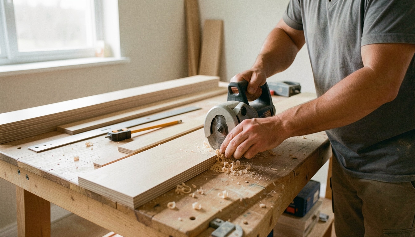 Comment découper un parquet flottant sans éclats