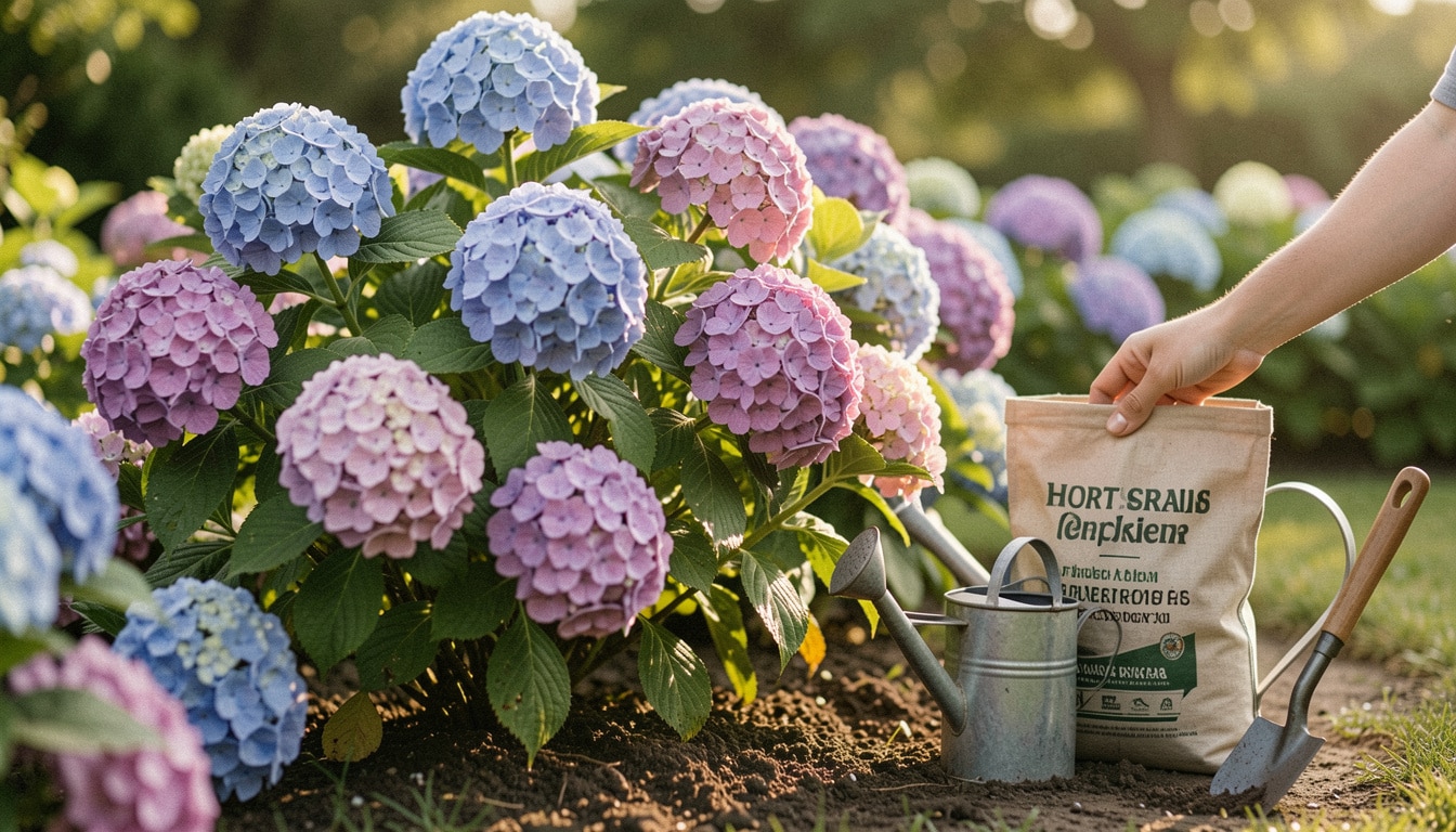 Quel engrais choisir pour des hortensias en fleurs