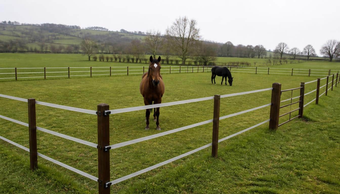 Clôture pour chevaux : bien choisir et sécuriser l’enclos