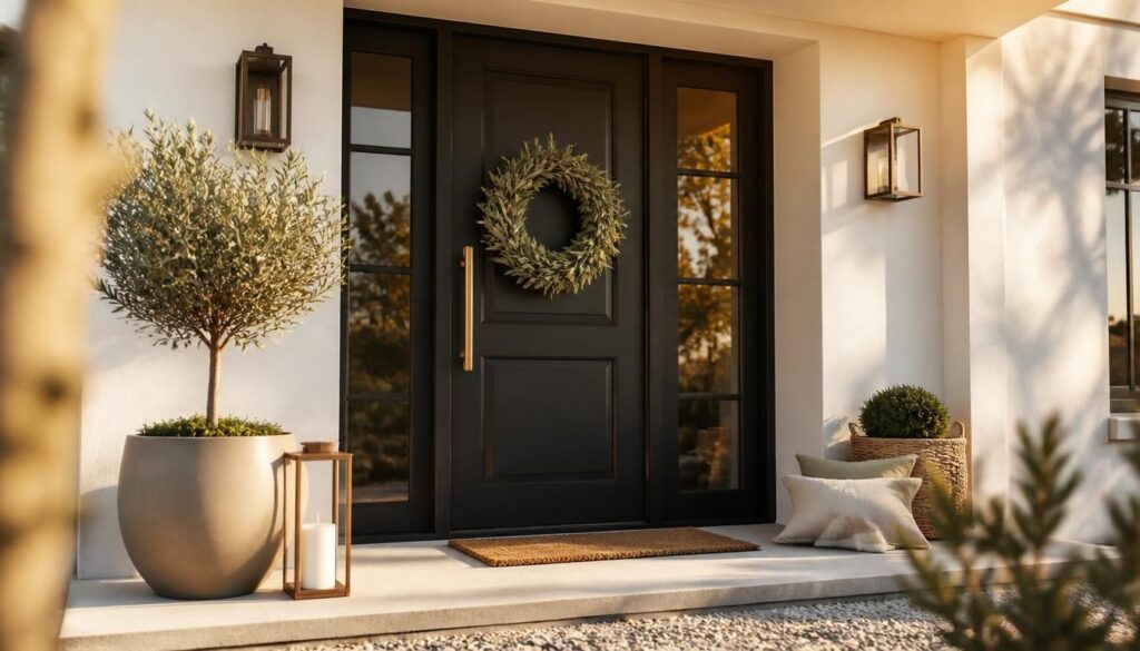 Comment décorer une porte d’entrée avec style